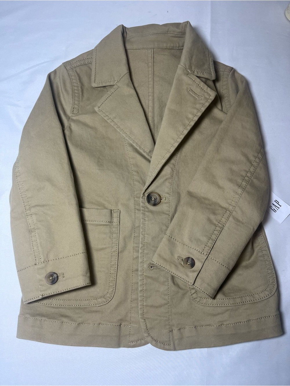 Baby GAP Light Khaki Cotton Shirt Jacket